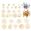Self Adhesive Brass Stickers DIY-TA0008-69-1