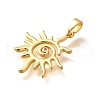 Brass Pendents KK-R212-06G-02-2