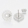 Non-Tarnish 304 Stainless Steel Stud Earring Findings STAS-S079-32B-2