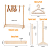 Wooden Earring Display Stands EDIS-WH0035-03C-2