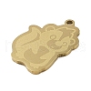 304 Stainless Steel Pendants STAS-C095-10G-2