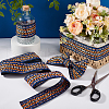 Vintage Jacquard Polyester Ribbon OCOR-WH0101-42C-4