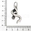 304 Stainless Steel Pendants STAS-V008-03AS-3