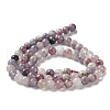 Natural Plum Blossom Tourmaline Beads Strands G-I355-01A-02-4