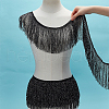 Fingerinspire Polyester Tassel Lace Ribbon OCOR-FG0002-45D-3