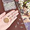 Unicraftale 100PCS Cross Tibetan Style Alloy Pendants TIBEP-UN0001-10-4