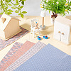 GOMAKERER 8Pcs 4 Colors Miniature Wallpapers DIY-GO0001-97-4