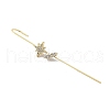 Brass Crystal Rhinestone Ear Wrap Crawler Hook Earrings for Women EJEW-C097-04G-03-2