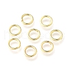 Brass Open Jump Rings KK-V007-004G-04-1