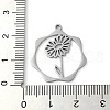 Non-Tarnish 304 Stainless Steel Pendants STAS-P338-01C-P-3