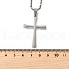 304 Stainless Steel Pendant Necklaces NJEW-P329-03C-P-5