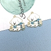Alloy Enamel Pendants PW-WG65224-01-1