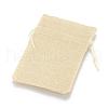 Burlap Packing Pouches Drawstring Bags ABAG-Q050-10x14-13-2