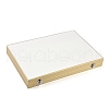 4 Rows Imitation Leather Jewelry Earring Display Boxs CON-G023-05-2