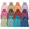 Burlap Packing Pouches Drawstring Bags ABAG-BC0001-17-1