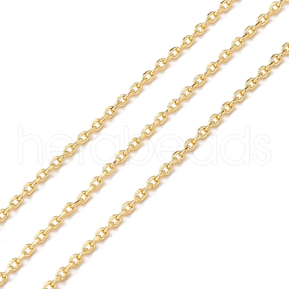 Brass Cable Chains CHC-O001-10G-1