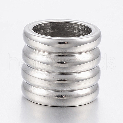 304 Stainless Steel Tube Beads STAS-F150-018P-1