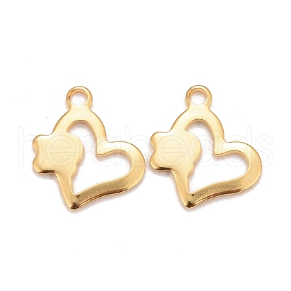 201 Stainless Steel Charms STAS-K217-65G-1