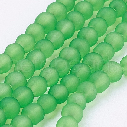 Transparent Glass Bead Strands X-GLAA-S031-4mm-34-1