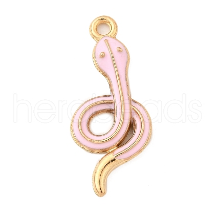 Alloy Enamel Pendants FIND-U031-14G-04-1