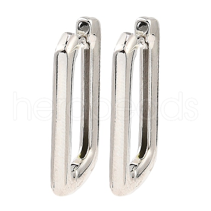 Brass Hoop Earrings EJEW-I289-05P-1