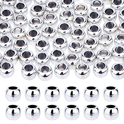 DICOSMETIC 300Pcs CCB Plastic European Beads CCB-DC0001-21-1