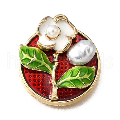 Alloy Enamel Pendants ENAM-K076-10B-G-1