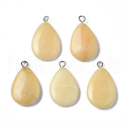 Natural Topaz Jade Pendants G-S356-14F-1