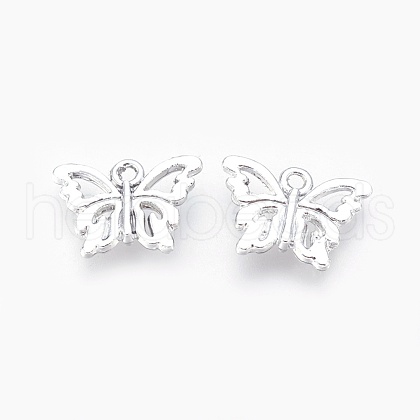 Alloy Butterfly Charms PALLOY-J218-124S-AAA-1