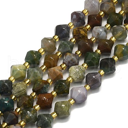 Natural Indian Agate Beads Strands G-I376-B13-01-1