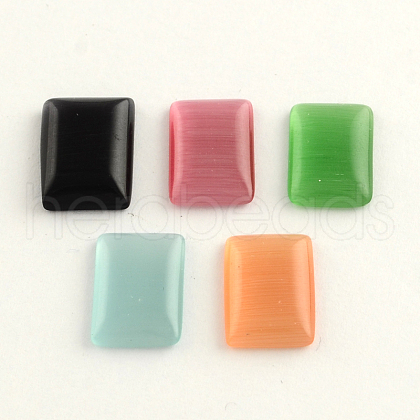 Rectangle Cat Eye Cabochons CE-R009-16-1