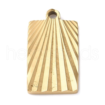 Ion Plating(IP) 304 Stainless Steel Pendants STAS-D025-06G-01-1