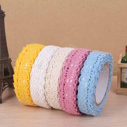 Flower Fabric Cord OCOR-S091-1.8cm-1