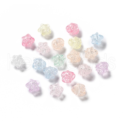 Transparent Acrylic Beads TACR-K003-01-1