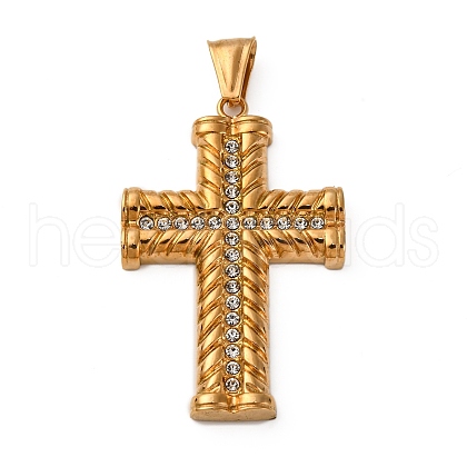 304 Stainless Steel Pendants STAS-C129-03A-G-1