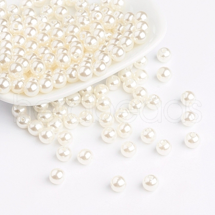 Imitation Pearl Acrylic Beads 12A-9282-1