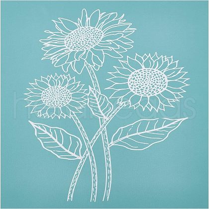 Self-Adhesive Silk Screen Printing Stencil DIY-WH0173-019-1