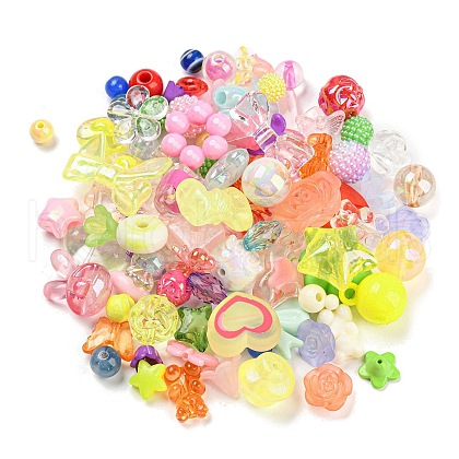 Opaque & Transparent Acrylic Beads MACR-M035-08-1