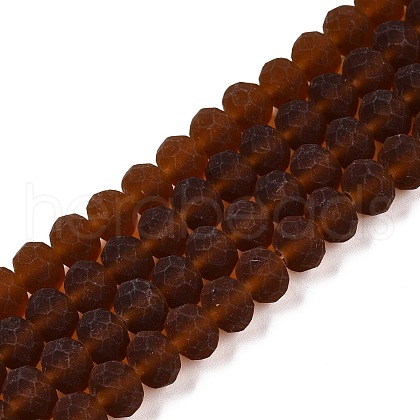 Transparent Glass Beads Strands X-EGLA-A044-T8mm-MD02-1