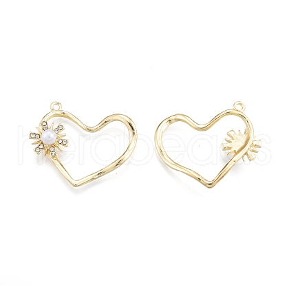 Alloy Rhinestone Pendants FIND-A017-05LG-1