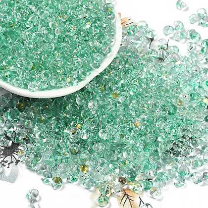 6/0 Spray Paint Glass Seed Beads X1-SEED-H003-11L-1
