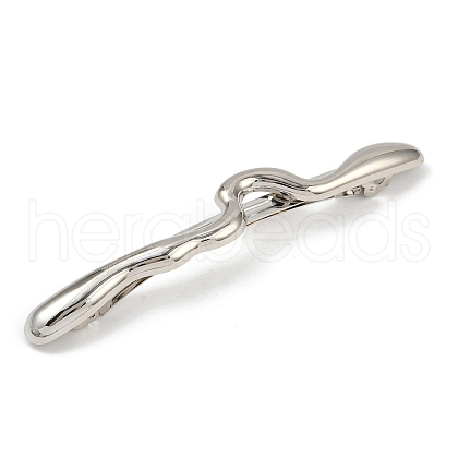 Alloy with Iron Clip Hair Barrettes PHAR-G014-05C-P-1