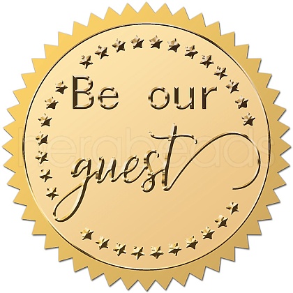 Self Adhesive Gold Foil Embossed Stickers DIY-WH0575-082-1