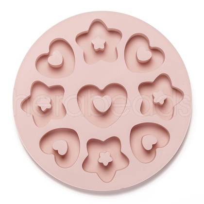Heart & Star Silicone Molds DIY-I059-09-1