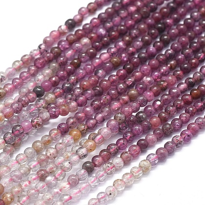 Natural Ruby Beads Strands G-D0013-01-1