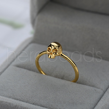 Skull Head Alloy Finger Rings FS-WG98A66-01-1