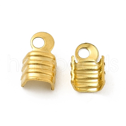 304 Stainless Steel Folding Crimp Ends STAS-P319-03G-1