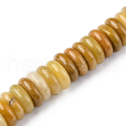 Natural Topaz Jade Beads Strands G-F743-01G-01-1