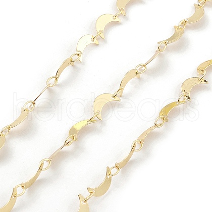 Brass Moon Link Chains CHC-M025-38G-1
