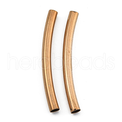 Brass Tube Beads kk-J129-LG-1